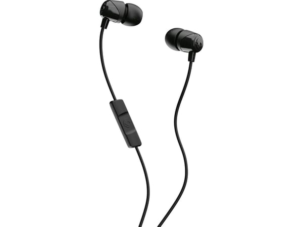 Skullcandy Jib - Ørepropper med mikrofon - i øret - kablet - 3,5 mm jakk - lydisolerende - svart