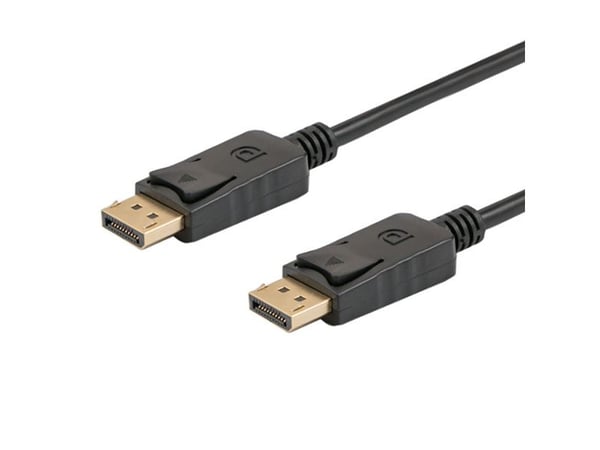 SAVIO CL-137 - DisplayPort-kabel - DisplayPort (hann) til DisplayPort (hann) - DisplayPort 1.2 - 3 m - 4K-støtte - svart