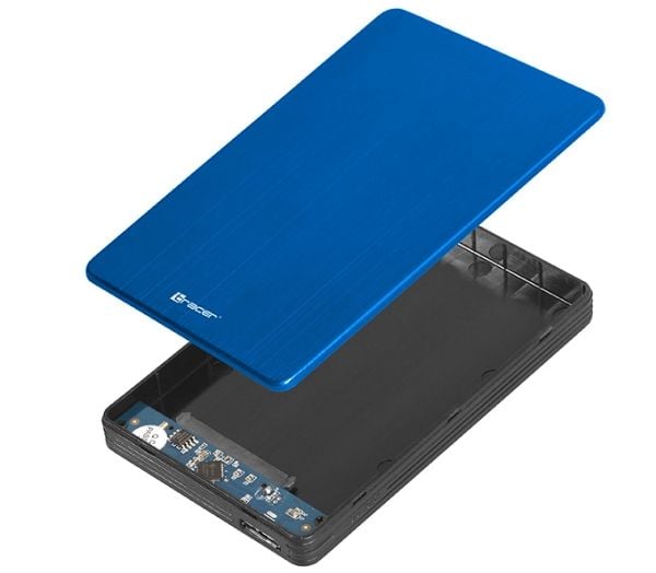 Tracer 724 AL - Drevkabinett - 2.5" - SATA 3Gb/s - USB 3.0 - metallic blå