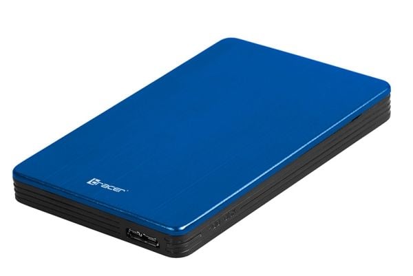 Tracer 724 AL - Drevkabinett - 2.5" - SATA 3Gb/s - USB 3.0 - metallic blå