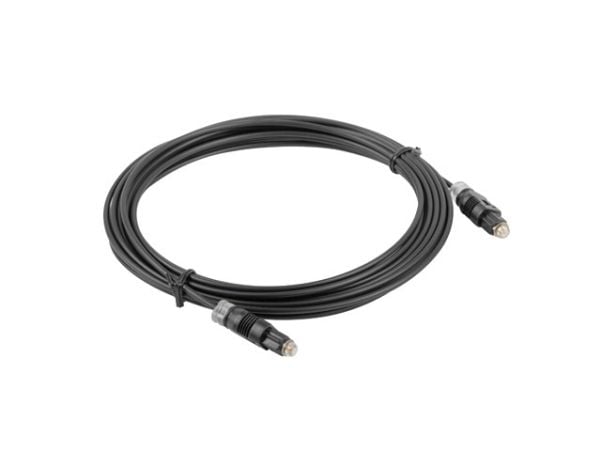 Lanberg - Digitaalinen lydkabel (optisk) - TOSLINK han til TOSLINK han - 3 m - fiberoptik - lajittelu