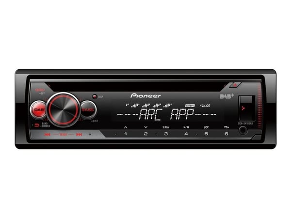 Pioneer DEH-S410DAB - Bil - CD-modtager - korvakäytävään asennettava - Single-DIN - 50 watt x 4