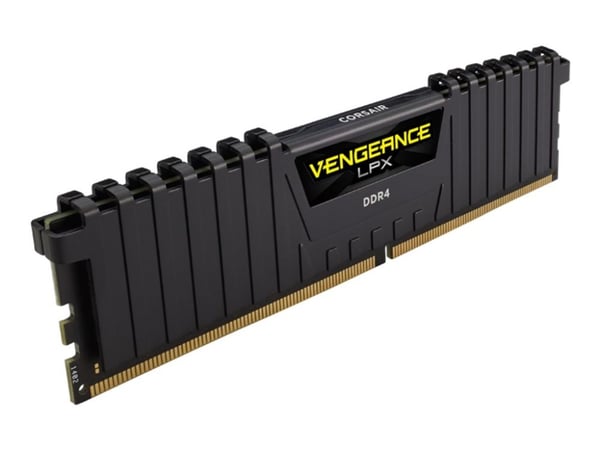 CORSAIR Vengeance LPX - DDR4 - sett - 16 GB: 2 x 8 GB - DIMM 288-pin - 3200 MT/s / PC4-25600 - CL16 - 1.35 V - ikke-bufret - ikke-ECC - svart