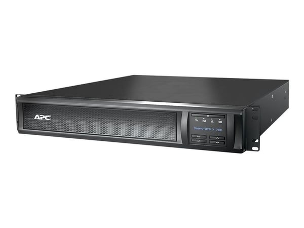 APC Smart-UPS X 750VA Tower/Rack - UPS (rackmonterbar/ekstern) - AC 230 V - 600 watt - 750 VA - RS-232, USB - utgangskontakter: 8 - 2U - svart - fo...