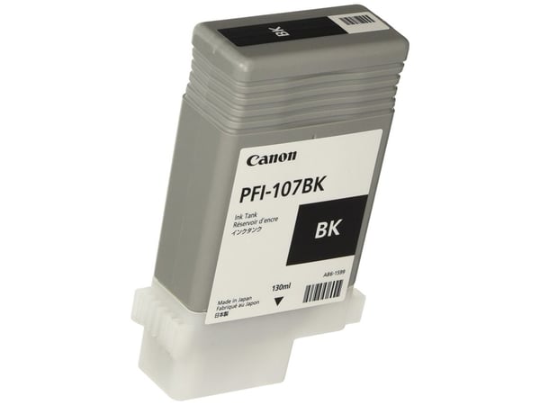 Canon PFI-107 BK - 130 ml - fotosort - original - blekkbeholder - for imagePROGRAF iPF670, iPF680, iPF685, iPF770, iPF780, iPF785
