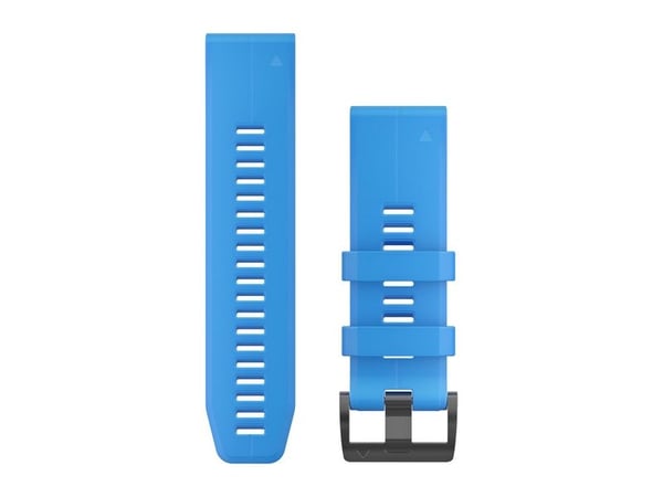 Garmin QuickFit - Klokkestropp for smart armbåndsur - cyanblå - for D2; Descent Mk1; fenix 5X; fenix 5X; tactix Charlie, Delta, Delta - Solar Edition