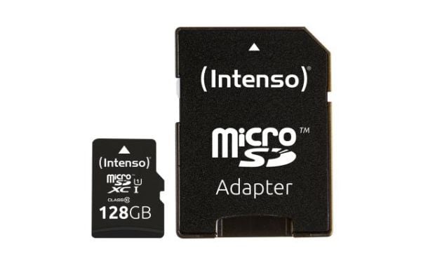 Intenso Premium - Flashminnekort (microSDXC til SD-adapter inkludert) - 512 GB - UHS Class 1 / Class10 - microSDXC UHS-I