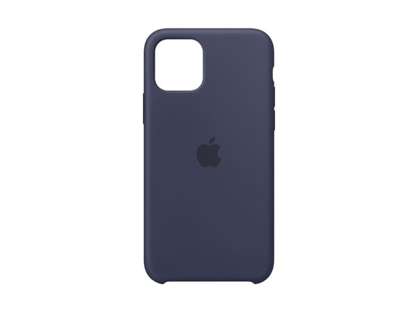 Apple - Baksidedeksel for mobiltelefon - silikon - midnattsblå - for iPhone 11 Pro