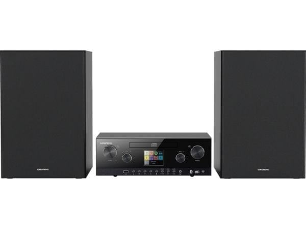Grundig CMS 5000 BT DAB+ WEB - Mikrosystem - 2 x 50 watt - svart