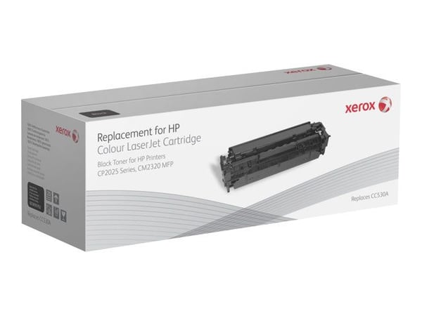 Xerox Värikasetti, musta. Vastaa tuotetta HP CC530A. Yhteensopiva avec HP Colour LaserJet CM2320 MFP, Colour LaserJet CP2020/CP2025-tulostimen kans... Xerox Värikasetti, musta. Vastaa tuotetta HP CC530A. Yhteensopiva avec HP Colour LaserJet CM2320 MFP, Colour LaserJet CP2020/CP2025-tulostimen kans...