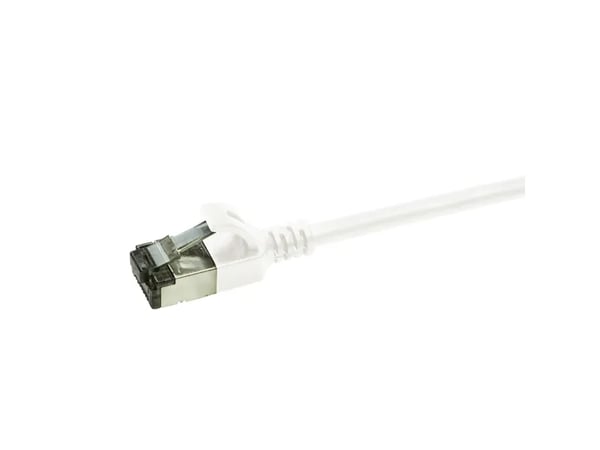 LogiLink SlimLine - Koblingskabel - RJ-45 (hann) til RJ-45 (hann) - 2 m - SSTP, PiMF - CAT 6a - med støvel, halogenfri, formstøpt, uten hindringer ...