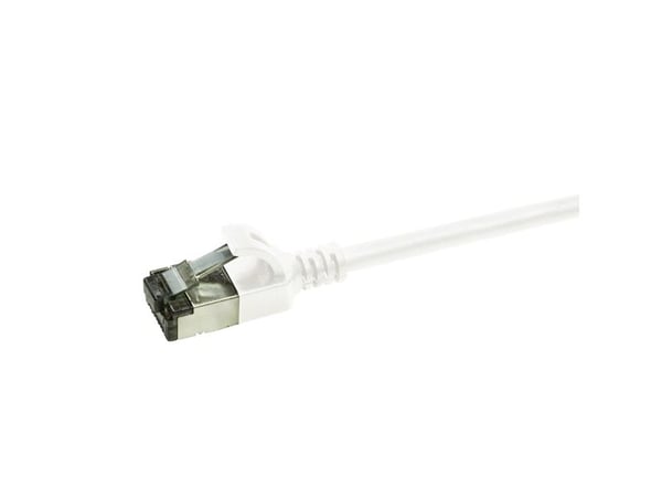 LogiLink SlimLine - Koblingskabel - RJ-45 (hann) til RJ-45 (hann) - 5 m - SSTP, PiMF - CAT 6a - med støvel, halogenfri, formstøpt, uten hindringer ...