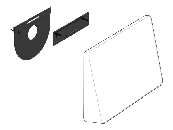 Logitech Tap Wall Mount - Kontrollermonteringssett for videokonferanse - for Room Solution Base Bundle, Huddle, Large; Tap