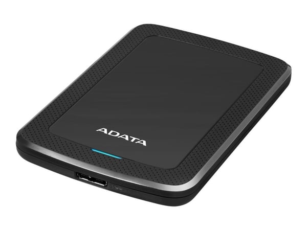 ADATA HV300 - Harddisk - 1 TB - ekstern (bærbar) - USB 3.1 - 256-bit AES - svart