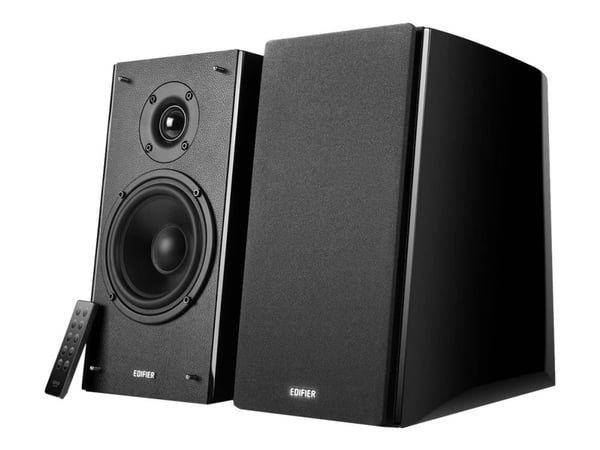 Edifier R2000DB - Högtalare - bokhylla - trådlös - 120 Watt (Total) - 2-vägs - svart
