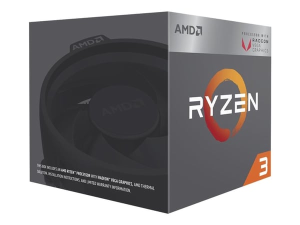 AMD Ryzen 3 3200G - 3.6 GHz - 4 kärnor - 4 trådar - 4 MB cache - Socket AM4 - Box