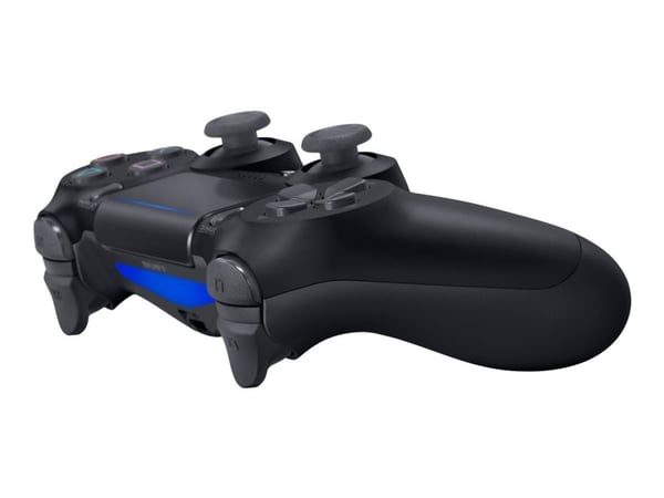 Sony DualShock 4 v2 - Spelkontroll - trådlös - Bluetooth - gagatsvart - för Sony PlayStation 4