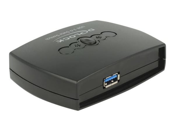 Delock USB 3.0 Sharing Switch 2 - 1 - USB-periferdelesvitsj - 2 x SuperSpeed USB 3.0 - stasjonær