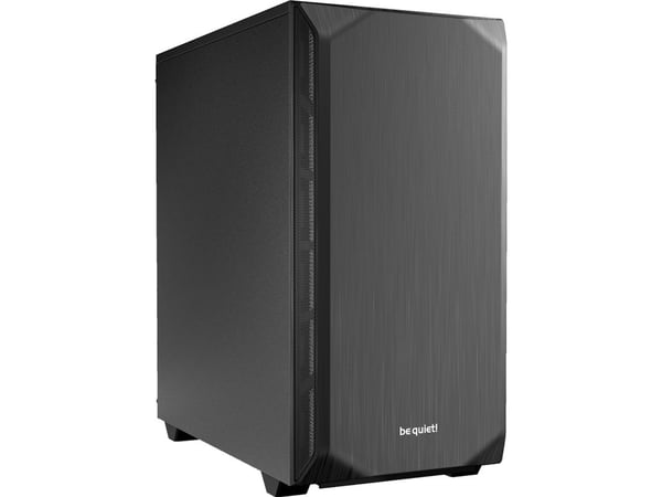 vær stille! Pure Base 500 - Miditower - ATX / Micro-ATX / ITX - ingen strømforsyning - USB / Audio - Sort (inkl. 2 x Pure Wings 2 vifter)