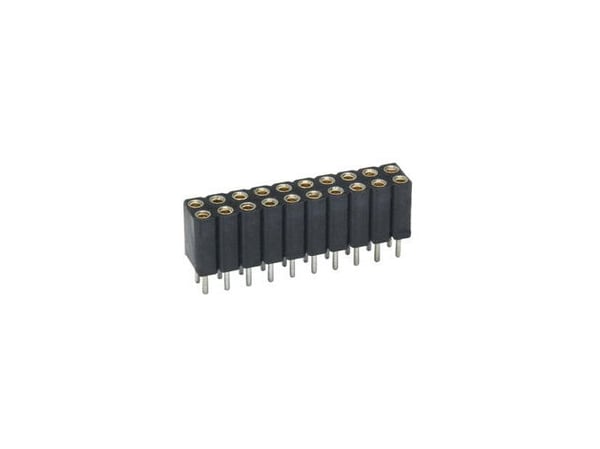 econ connect MP70D20, Sort, Messing, Kobber, Polyfenyylisulfidi (PPS), 4 mO, 60 V, 3 A, -40 - 105 °C