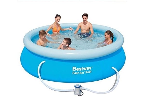 Bestway Fast Set 57274, 5377 l, Uppblåsbar pool, Blå, 15 kg