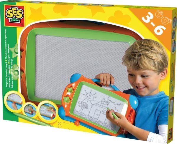 SES Creative 14646, Barnas magnetiske tegnebrett, 3 år, Blå, Grønn, Oransje