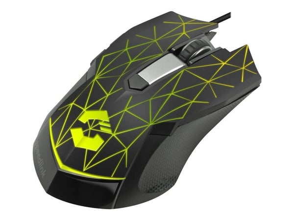 SPEEDLINK RETICOS - Mus - högerhänt - optisk - 6 knappar - kabelansluten - USB - svart