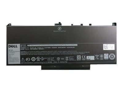 Dell Ensisijainen akku - Akku tietokoneen tietokoneeseen - Litiumioni - 4 kennoa - 55 Wh - Dell E7270, E7470 -malliin
