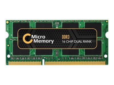 CoreParts - DDR3 - modul - 8 GB - SO DIMM 204-pin - 1600 MHz / PC3-12800 - 1.5 V - ej buffrad - icke ECC