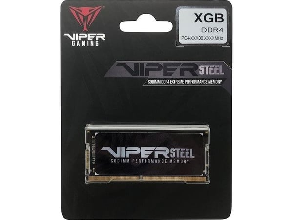 Patriot Memory Viper Steel PVS416G266C8S, 16 GB, 1 x 16 GB, DDR4, 2666 MHz, 260-pin SO-DIMM