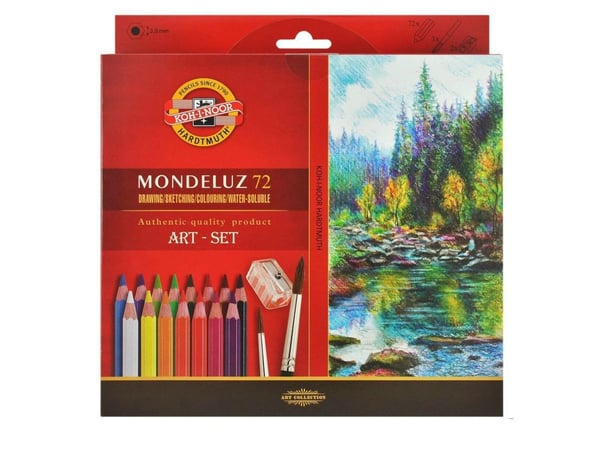 Farveblyanter Koh-I-Noor Mondeluz 72 ass. farver (sæt)