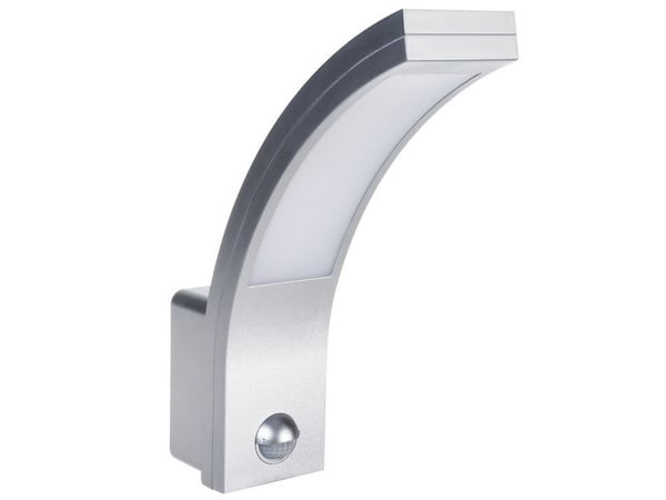 Maclean MCE244S - Vegglampe - LED - 10 W (ekvivalent 100 W) - sølv