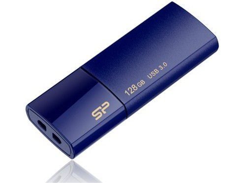 SILICON POWER Blaze B05 - USB-flashstasjon - 128 GB - USB 3.0 - marineblå