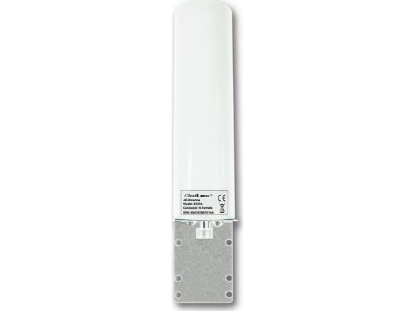 Qoltec - Antenni - Wi-Fi, mobiili - 30 dBi - ympärisäteilevä - valkoinen