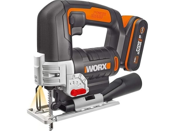 WORX WX543, Toppgrep, Sort, Oransje, Batteri, 18 V, 18 V