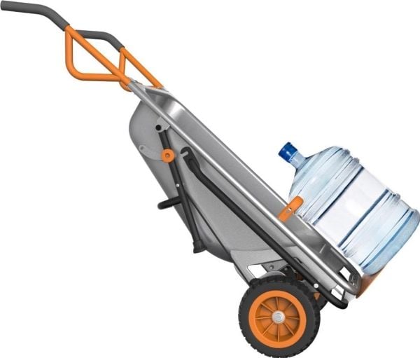 WORX WG050, Metall, Håndtruck, Sort, Oransje, Rustfritt stål, 140 kg, 2 hjul, 18 kg