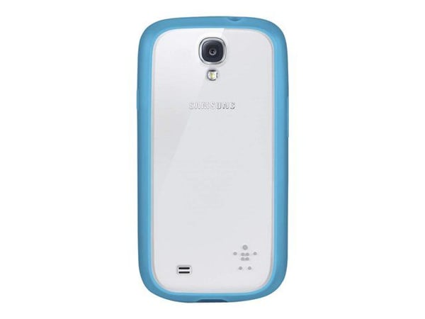 Belkin F8M565bt, Suojus, Samsung, Galaxy S4, Sininen, Läpinäkyvä