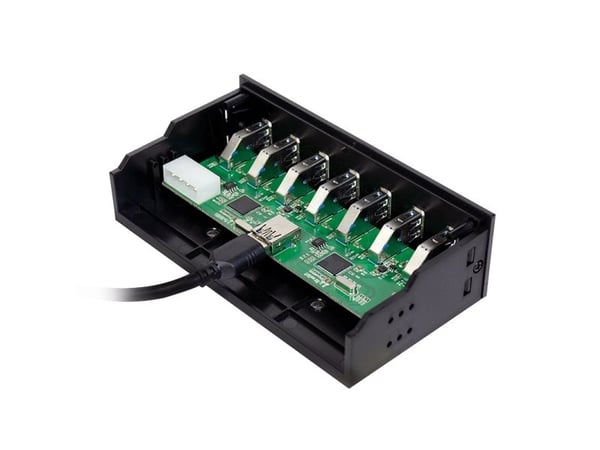 LogiLink UA0342, Sort, 5.25", 5000 Mbit/s, 148 mm, 78 mm, 42 mm