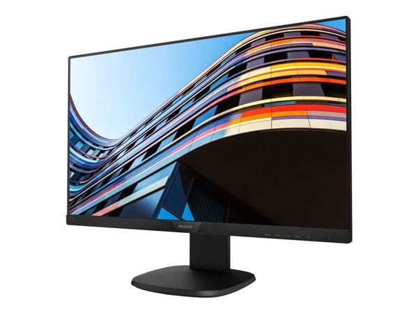 Philips S-line 243S7EHMB - LED-skjerm - 24" - 1920 x 1080 Full HD (1080p) @ 60 Hz - IPS - 250 cd/m² - 1000:1 - 5 ms - HDMI, VGA - høyttalere - svar...