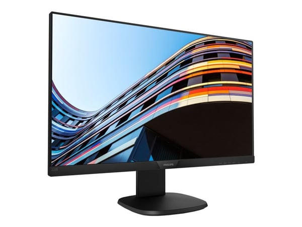 Philips S-line 243S7EHMB - LED-skjerm - 24" - 1920 x 1080 Full HD (1080p) @ 60 Hz - IPS - 250 cd/m² - 1000:1 - 5 ms - HDMI, VGA - høyttalere - svar...
