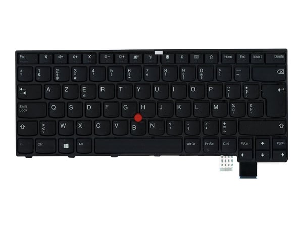 Chicony - Erstatningstastatur for bærbar PC - med Trackpoint - AZERTY - Belgisk - FRU, CRU - Tier 2 - for Thinkpad 13 (2nd Gen) 20J1, 20J2; ThinkPa...