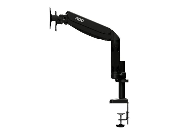 AOC AD110D0 - Monteringssett - justerbar arm - for 2 LCD-skjermer - aluminiumslegering - skjermstørrelse: inntil 27" - skrivebordsmonterbar