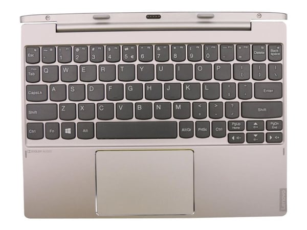 Lenovo - Tastatur - med styreplate - POGO pin - QWERTY - US International - for IdeaPad Miix 320-10ICR 80XF