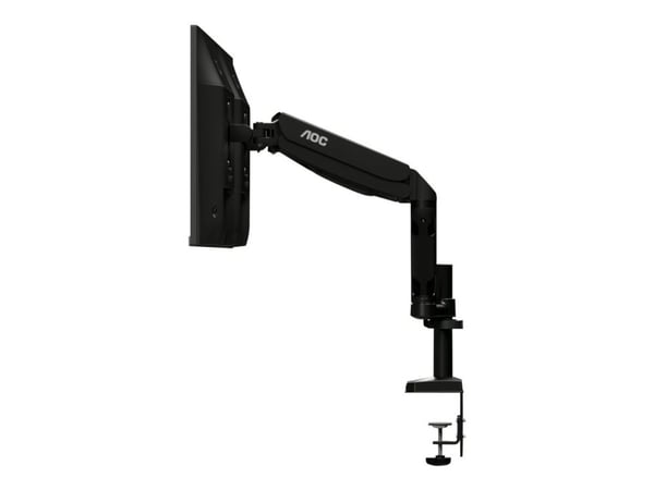 AOC AD110D0 - Monteringssats - justerbar arm - för 2 LCD-bildskärmar - aluminiumlegering - skärmstorlek: upp till 27 tum - disk-monteringsbar