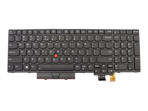 Lite-On - Erstatningstastatur for bærbar PC - med Trackpoint - bakbelysning - QWERTY - USA - FRU