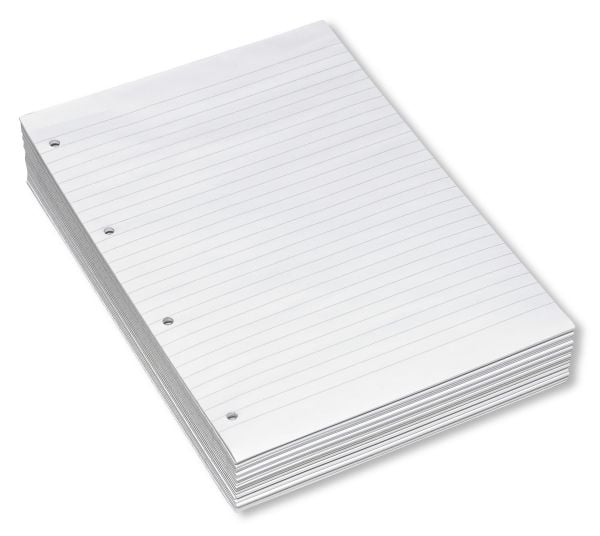 Bantex 100051794, 210 x 297 mm (A4), Linjerte ark, 60 g/m², Hvit, 210 mm, 295 mm