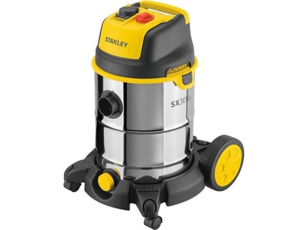 Stanley SXVC30XTDE, Tørr & våt, Sort, Rustfritt stål, Gult, 36,5 l/s, 19 kPa, 5 m, 73,6 dB