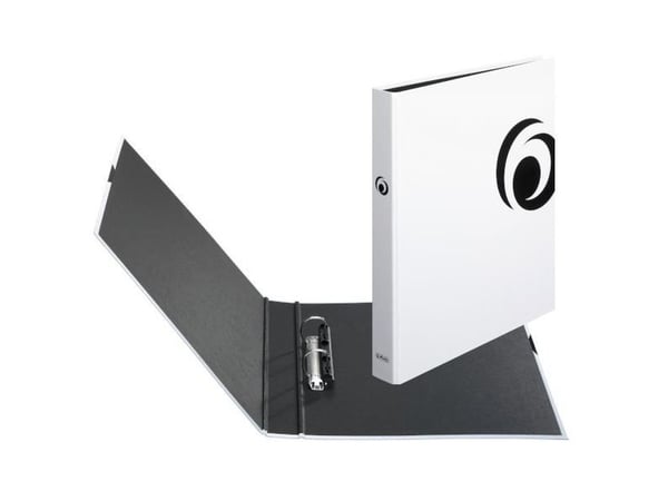 herlitz ringperm maX.file Fresh Colour, A4, 2-ringsmekanisme hvit, kombimekanisme, ryggbredde: 40 mm, fyllingshøyde: (10935161)