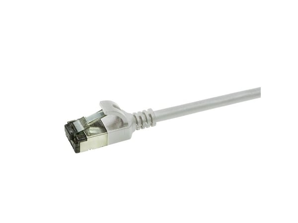 LogiLink SlimLine - Koblingskabel - RJ-45 (hann) til RJ-45 (hann) - 2 m - SSTP, PiMF - CAT 6a - med støvel, halogenfri, formstøpt, uten hindringer ...