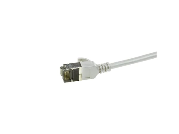 LogiLink SlimLine - Koblingskabel - RJ-45 (hann) til RJ-45 (hann) - 2 m - SSTP, PiMF - CAT 6a - med støvel, halogenfri, formstøpt, uten hindringer ...